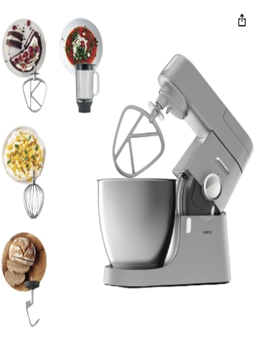 KENWOOD Stand Mixer Kitchen Machine Metal Body CHEF XL 1200W (Open Box)